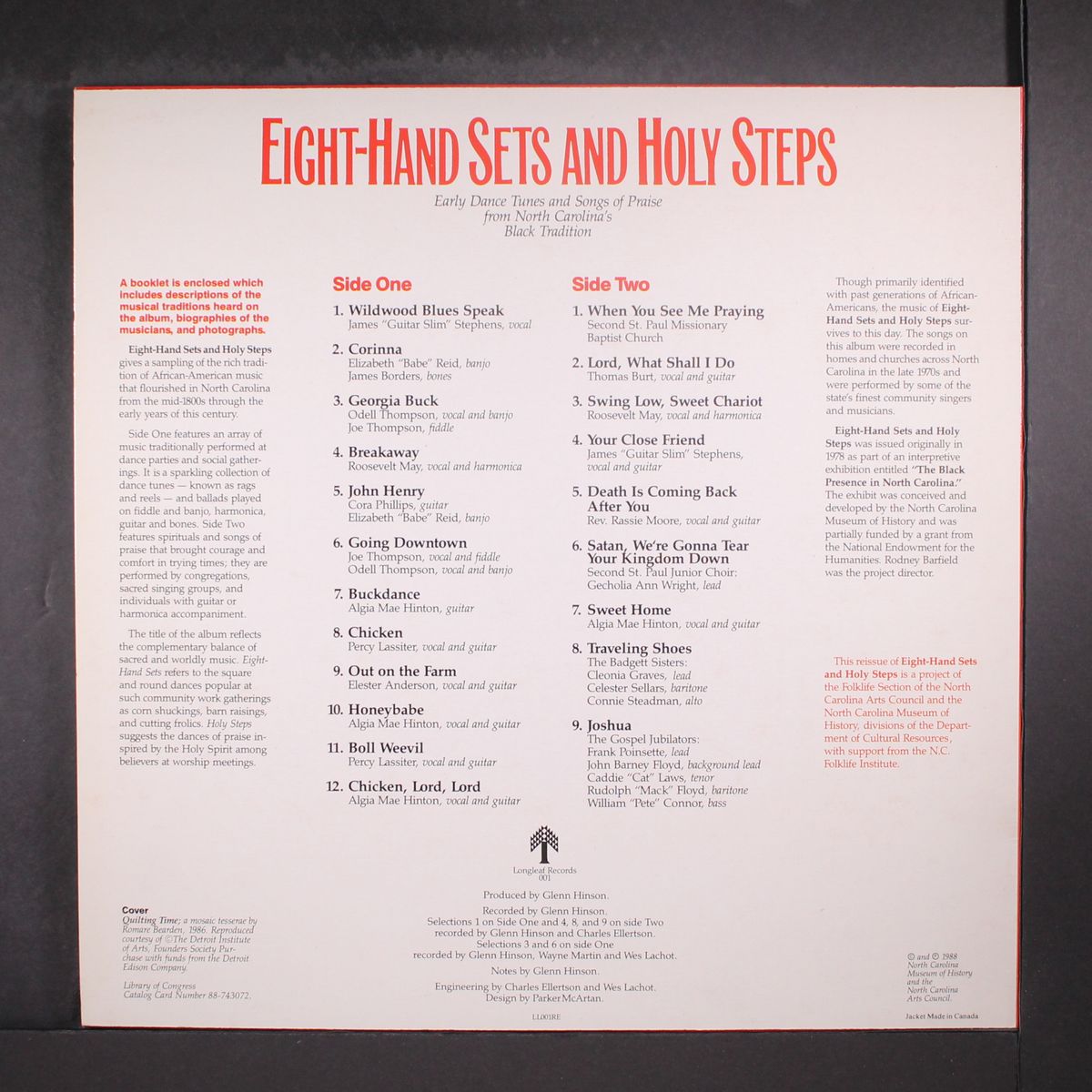 eight - hand sets and holy steps by VARIOUS