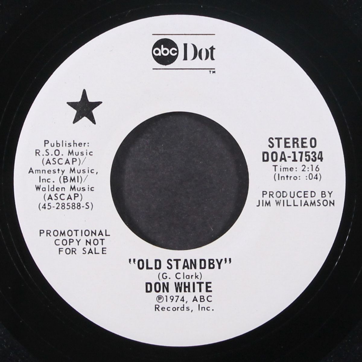 old standby by DON WHITE