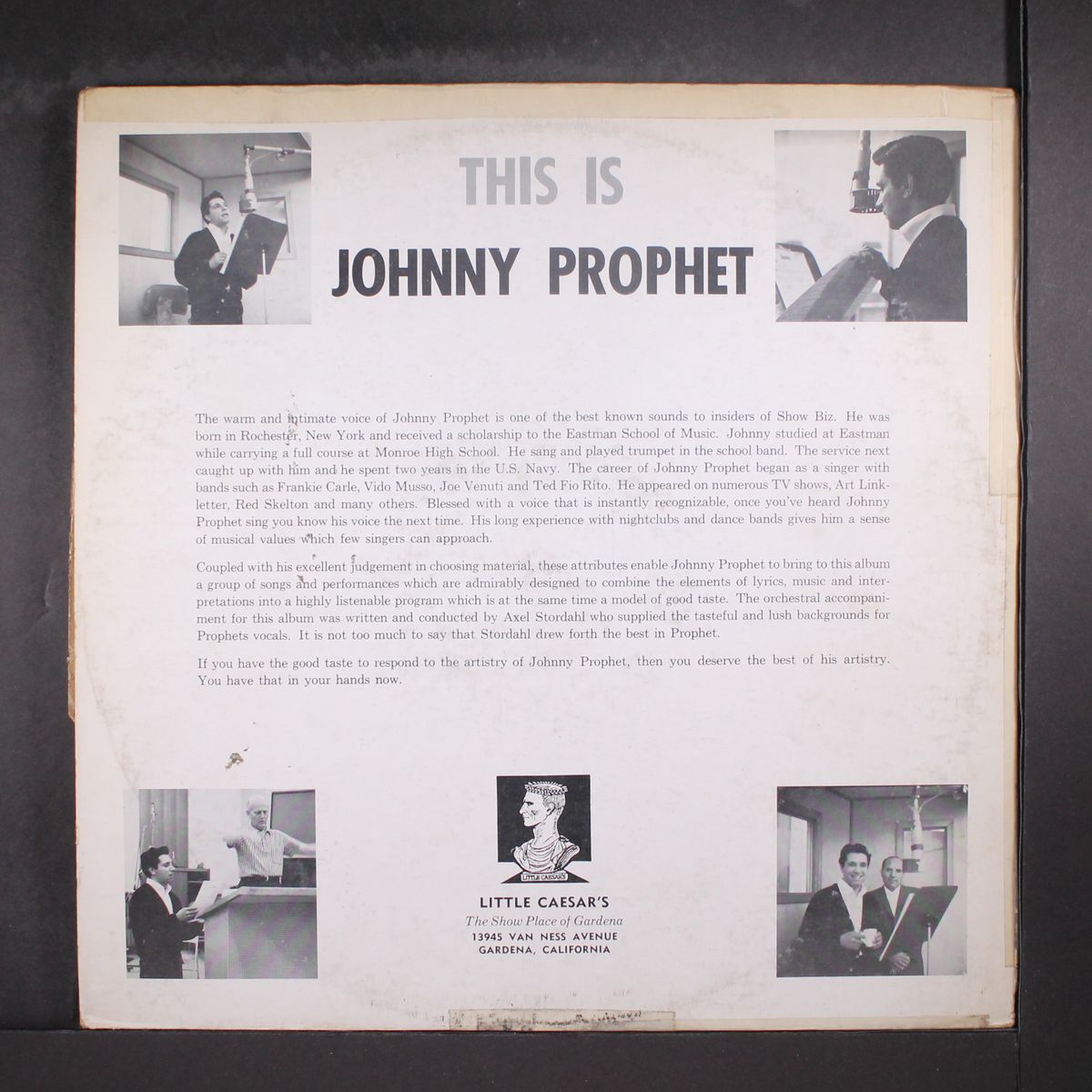 this is by JOHNNY PROPHET