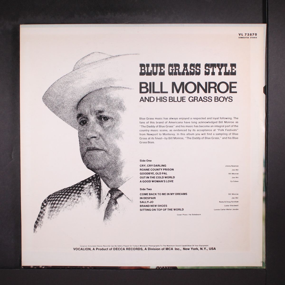 blue grass style by BILL MONROE