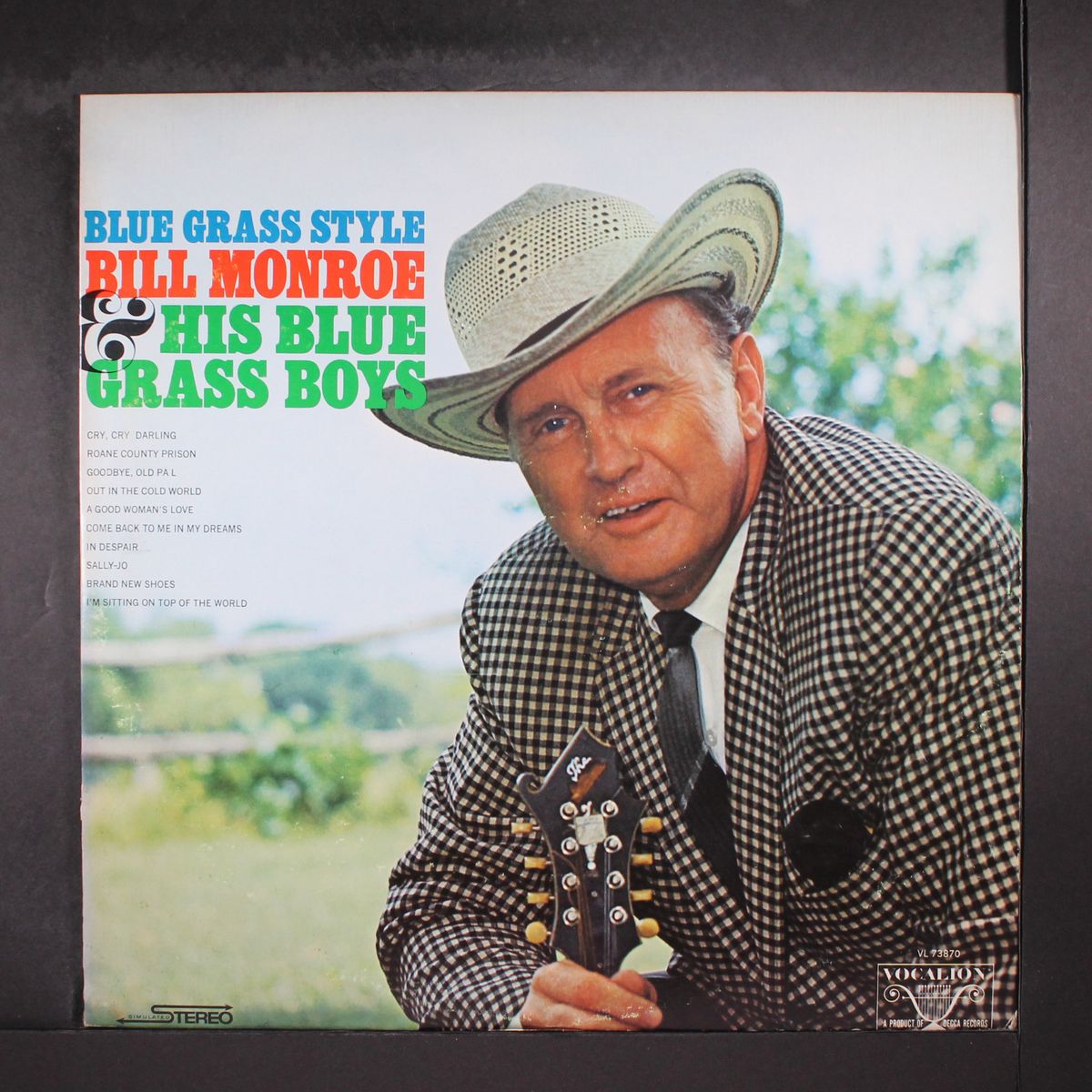blue grass style by BILL MONROE