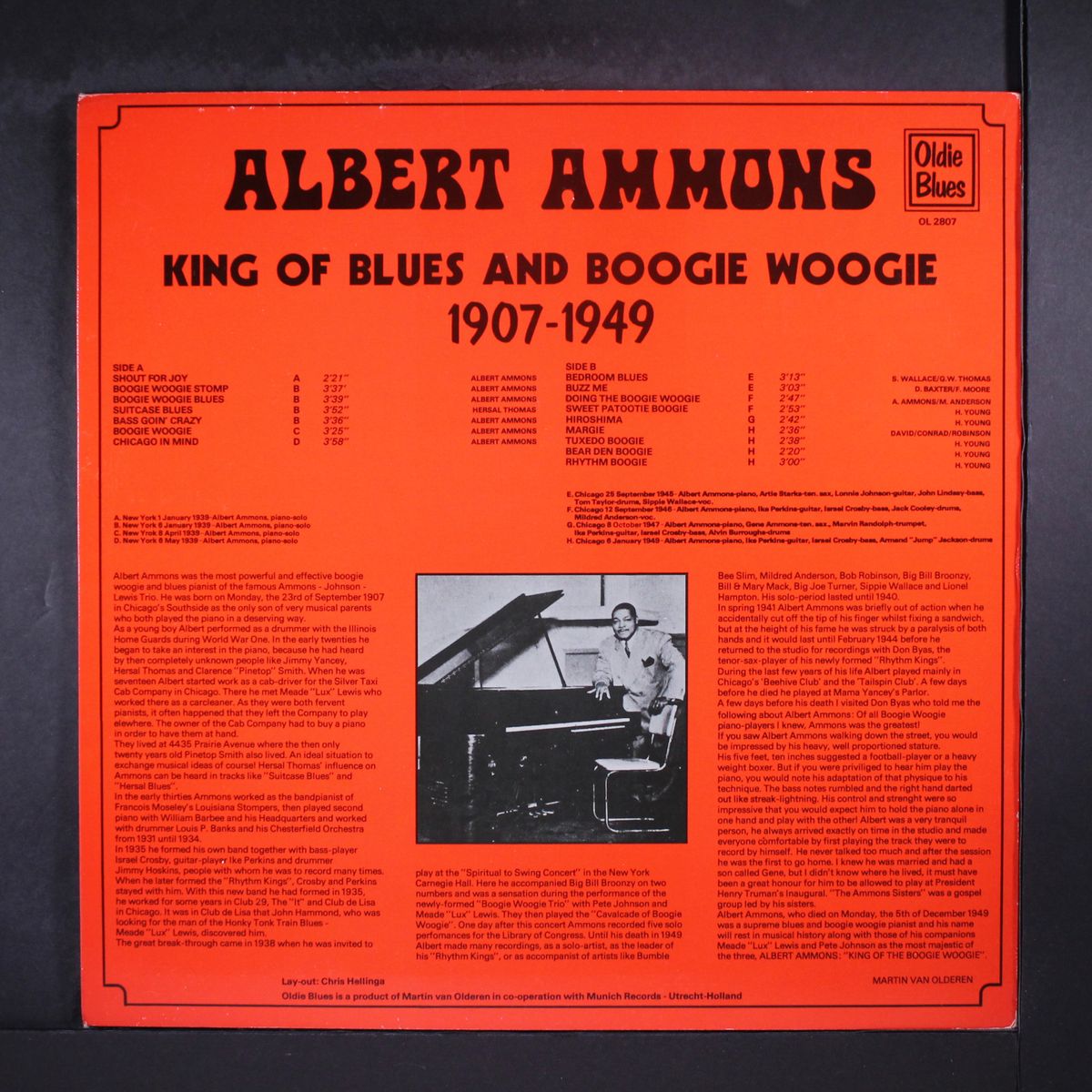 king of blues and boogie woogie by ALBERT AMMONS