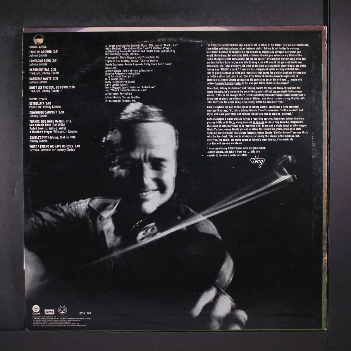 fiddlin' around by JOHNNY GIMBLE