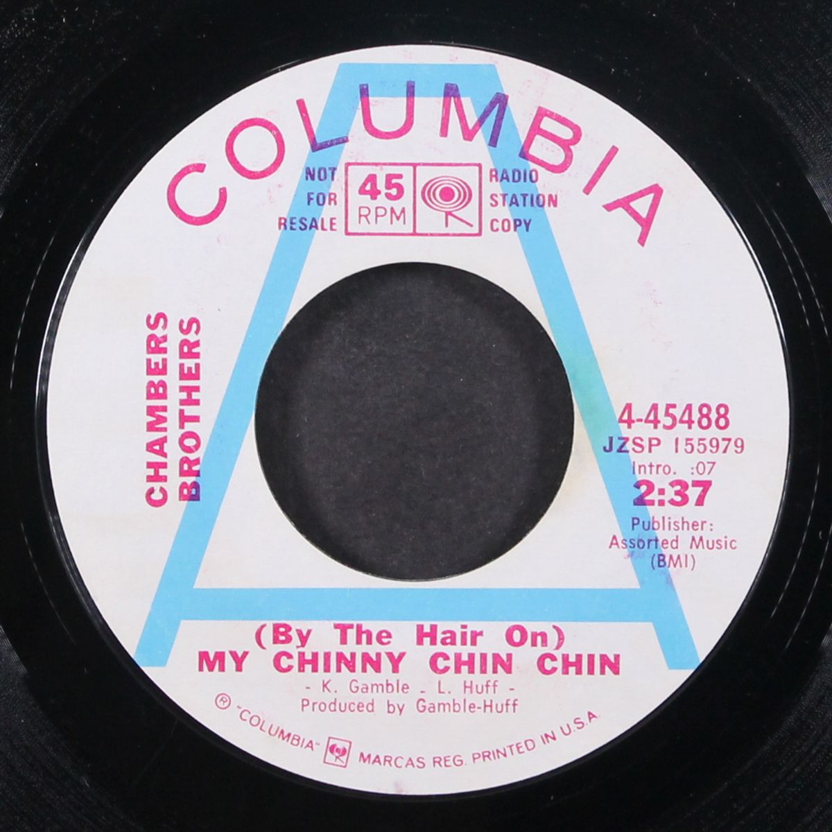 the hair on my chinny chin chin by CHAMBERS BROTHERS