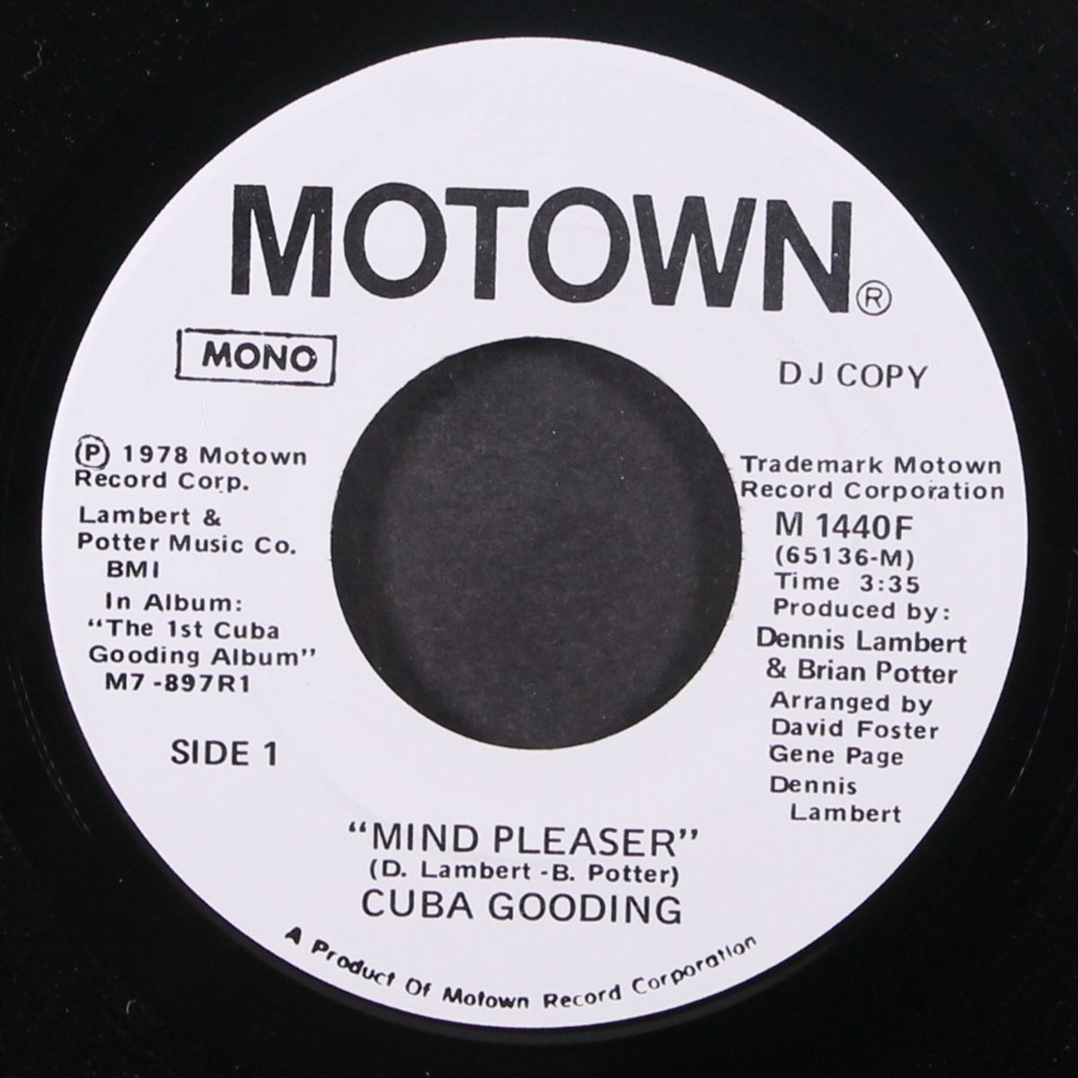 mind pleaser / mono by CUBA GOODING