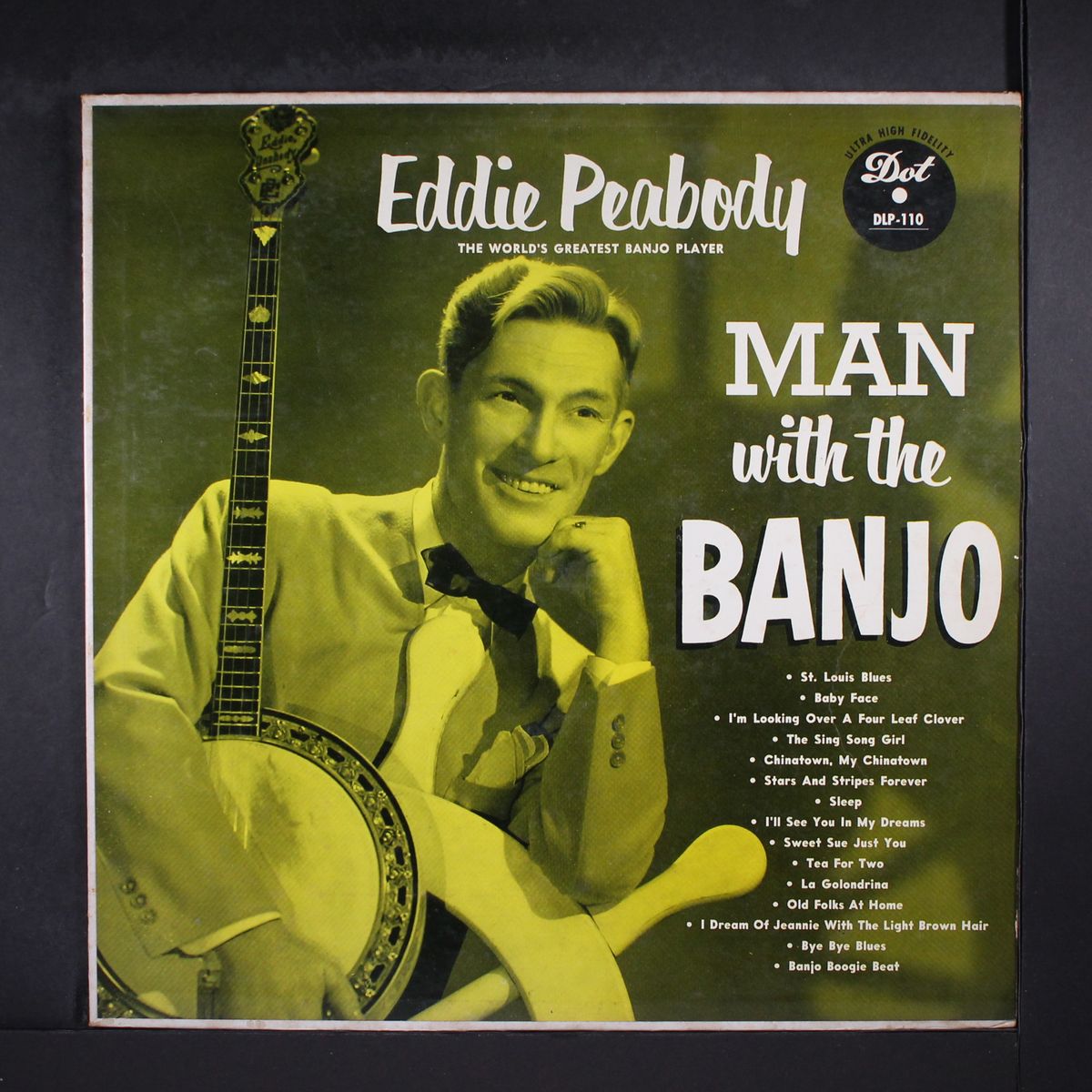 man with the banjo by EDDIE PEABODY