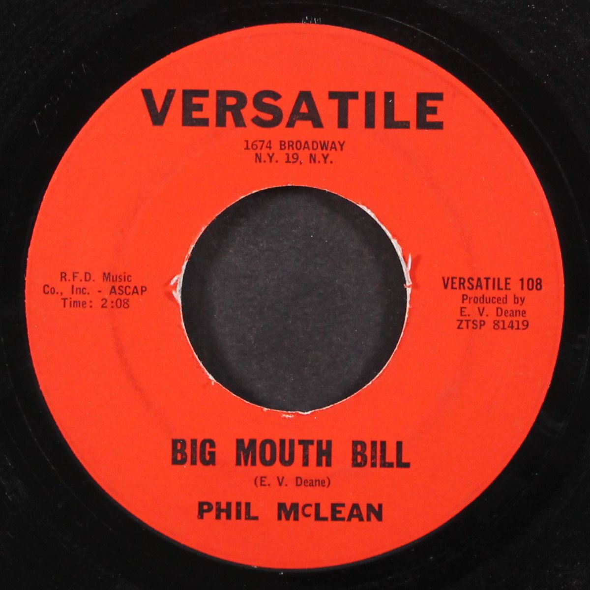 big mouth bill / come with us by PHIL MCLEAN