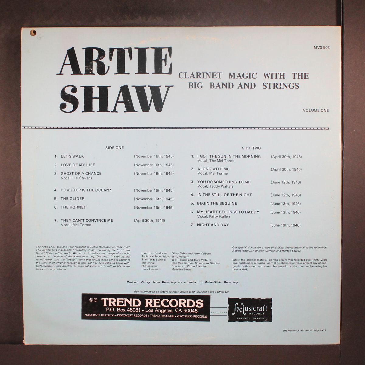 clarinet magic with the big band and strings, vol. 1 by ARTIE SHAW