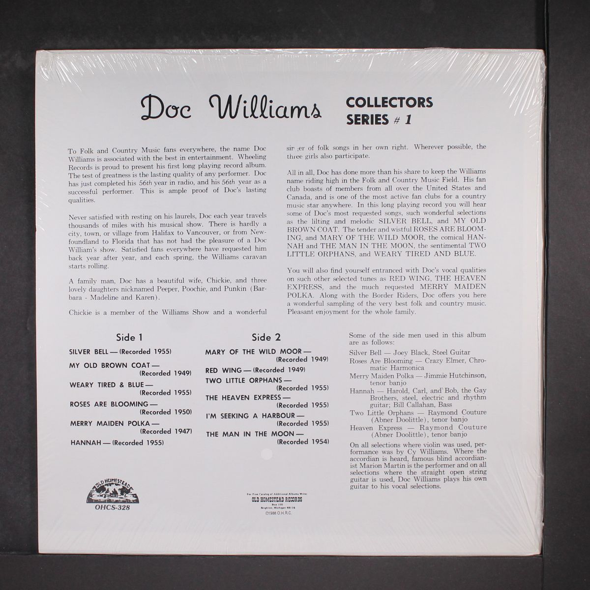 collectors series #1 by DOC WILLIAMS