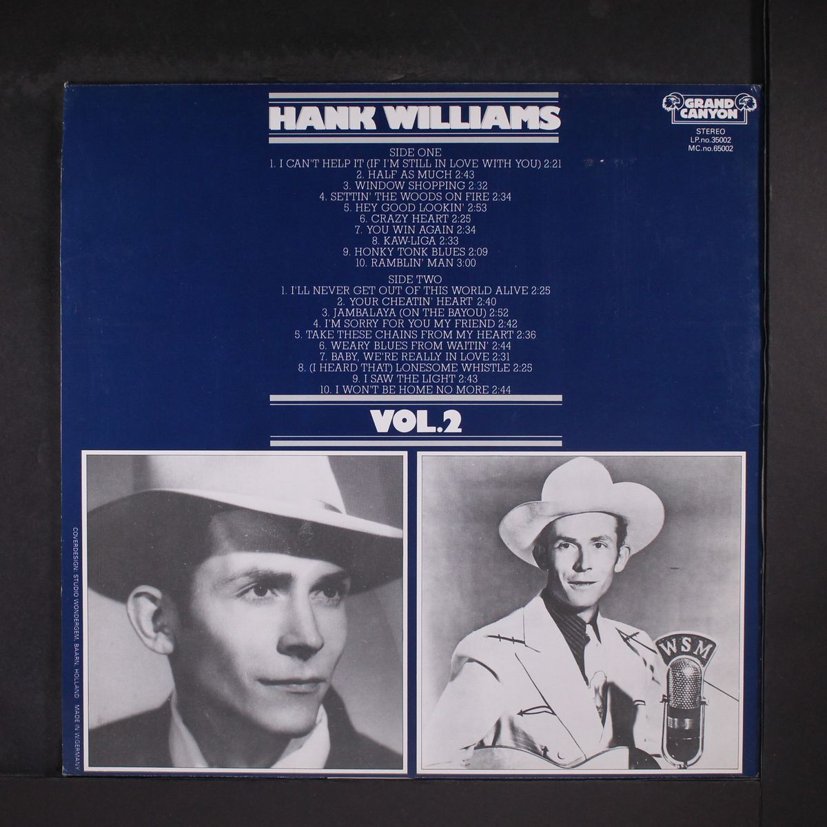 greatest hits, vol. 2 by HANK WILLIAMS