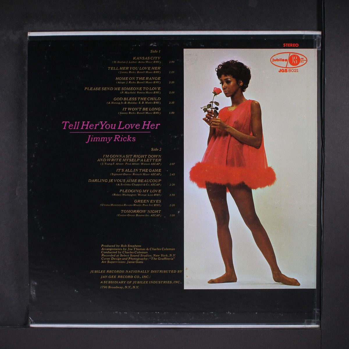 tell her you love her by JIMMY RICKS