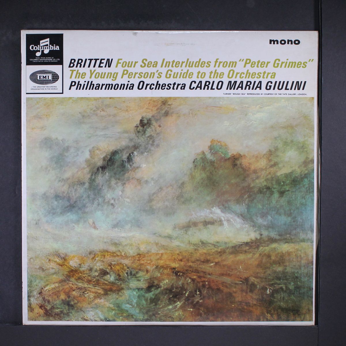 britten: four sea interludes from 'peter grimes' by CARLO MARIA GIULINI
