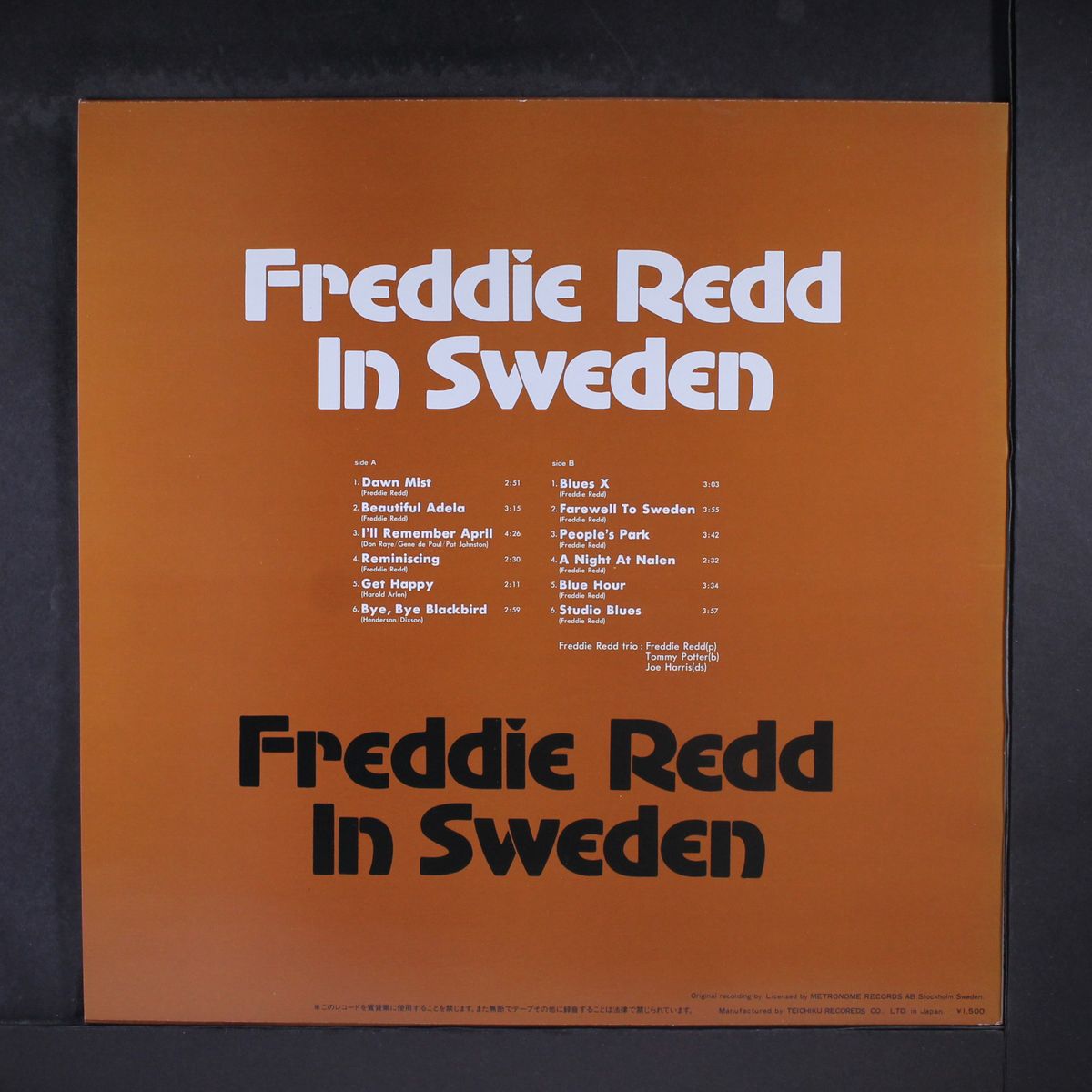 in sweden by FREDDIE REDD