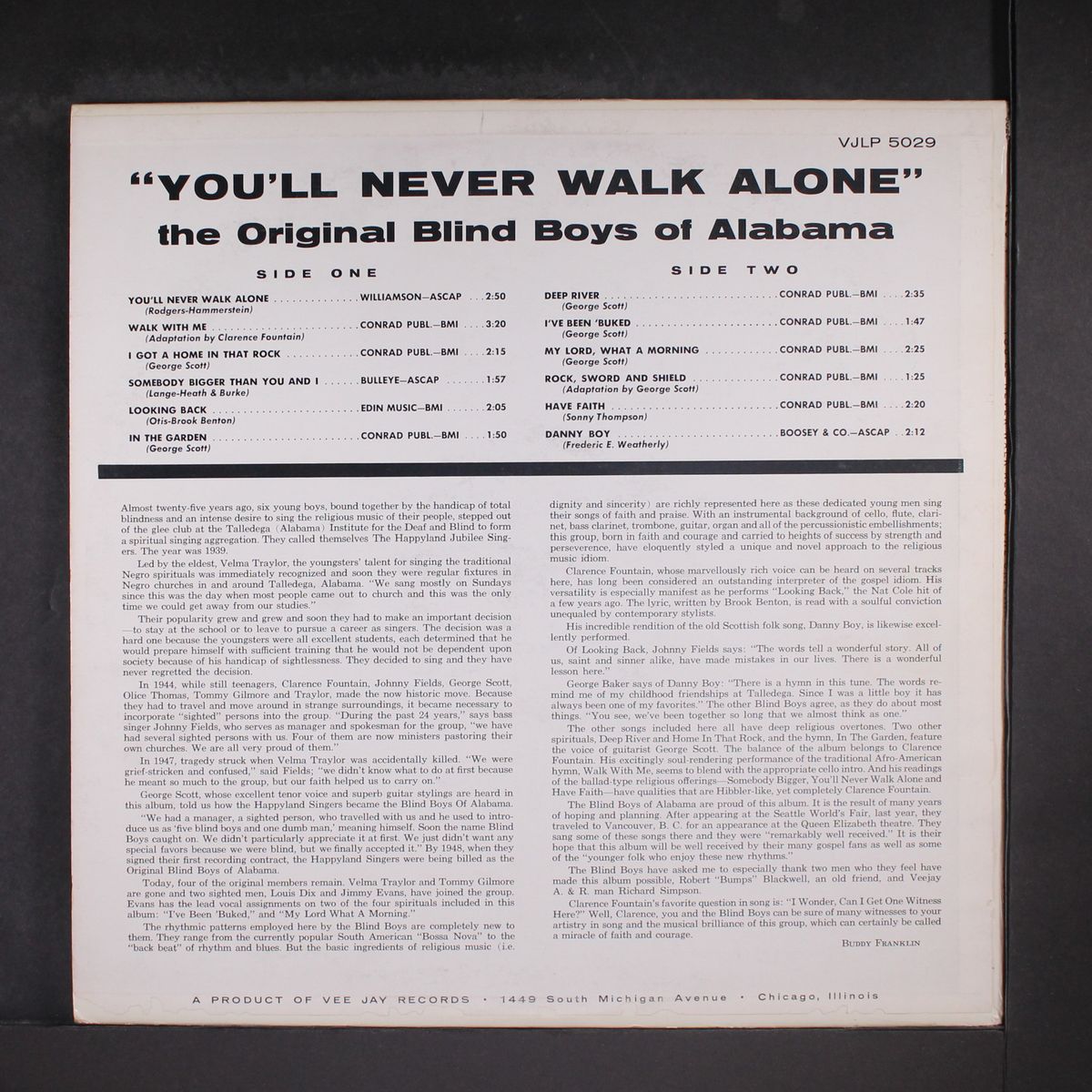 you'll never walk alone by ORIGINAL BLIND BOYS OF ALABAMA
