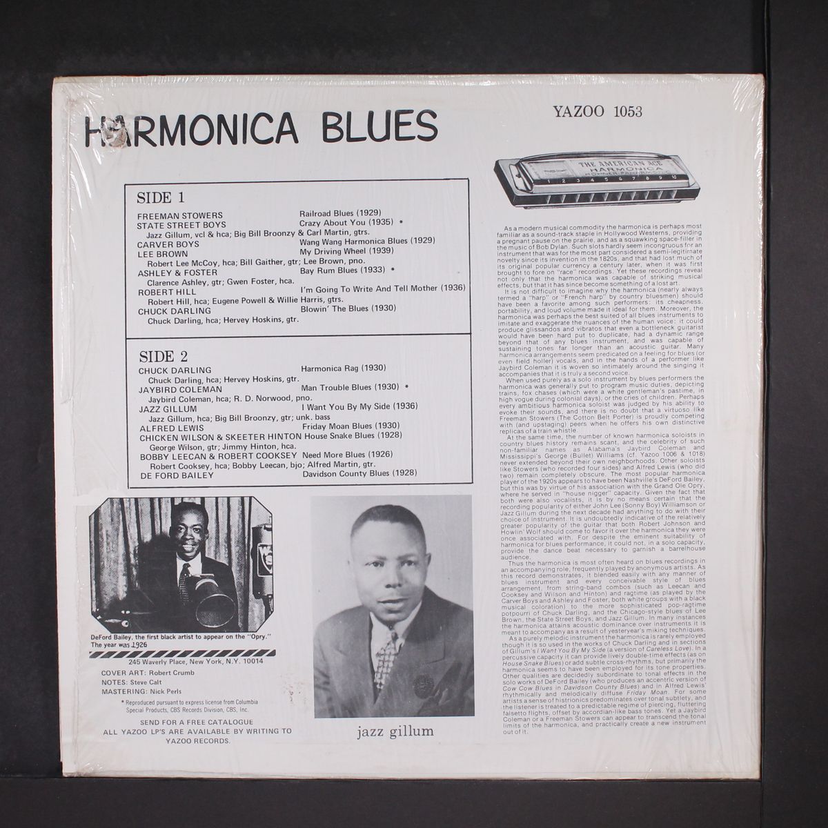 harmonica blues by VARIOUS