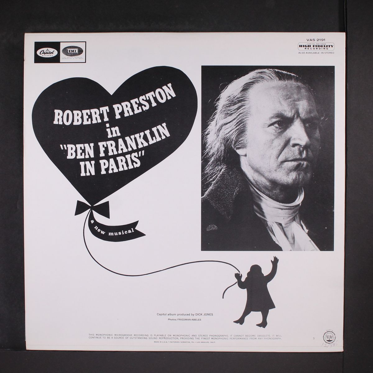 ben franklin in paris by ORIGINAL CAST