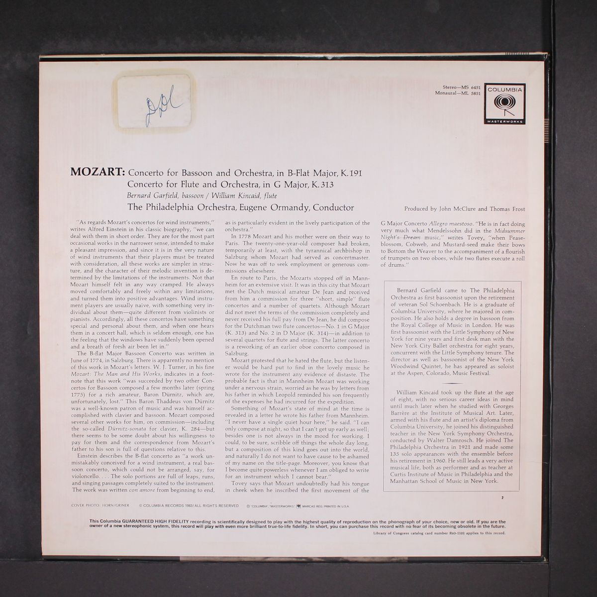 mozart: the four concertos for woodwinds & orch. vol. 1 by ORMANDY