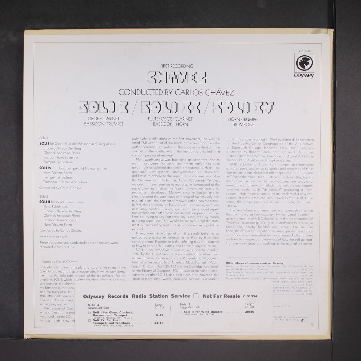 soli i / ii / iv by CHAVEZ