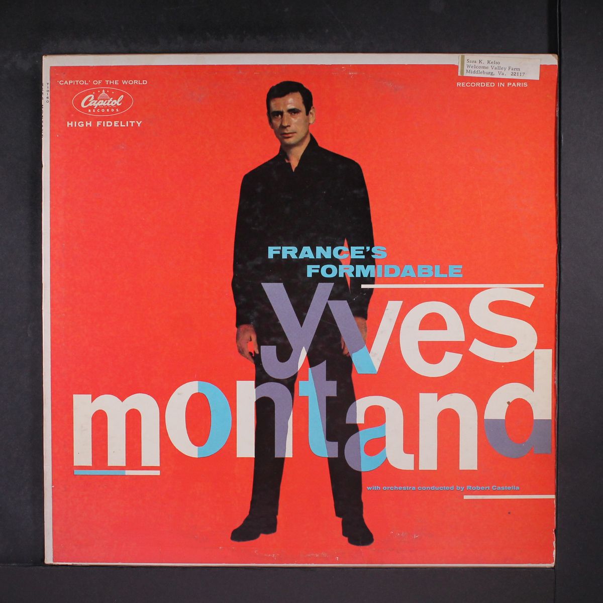 france's formidable by YVES MONTAND