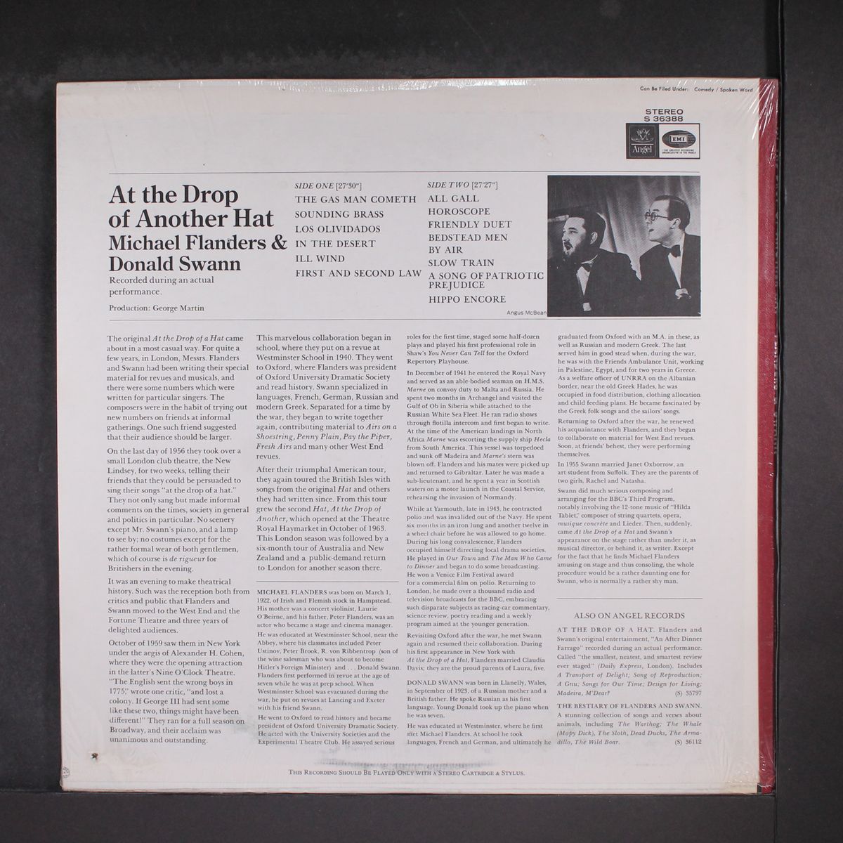 at the drop of another hat by MICHAEL FLANDERS & DONALD SWANN