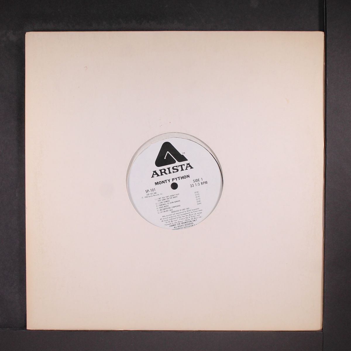 contractual obligation album sampler by MONTY PYTHON