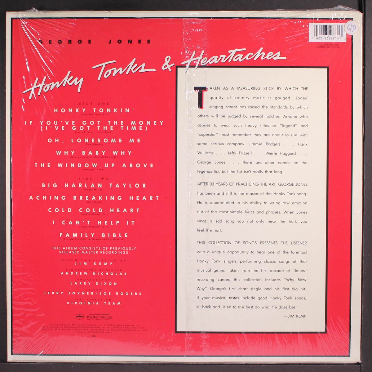 honky tonks & heartaches by GEORGE JONES