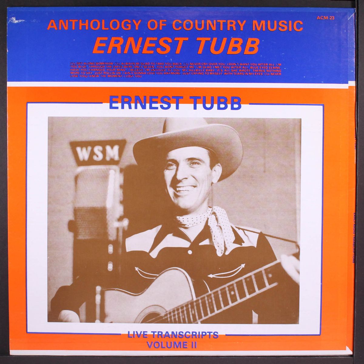 live transcripts, vol. 2 by ERNEST TUBB