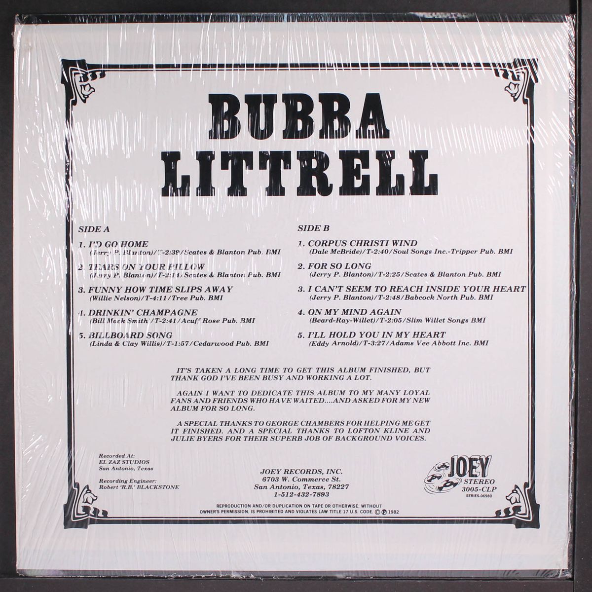 bubba littrell by BUBBA LITTRELL