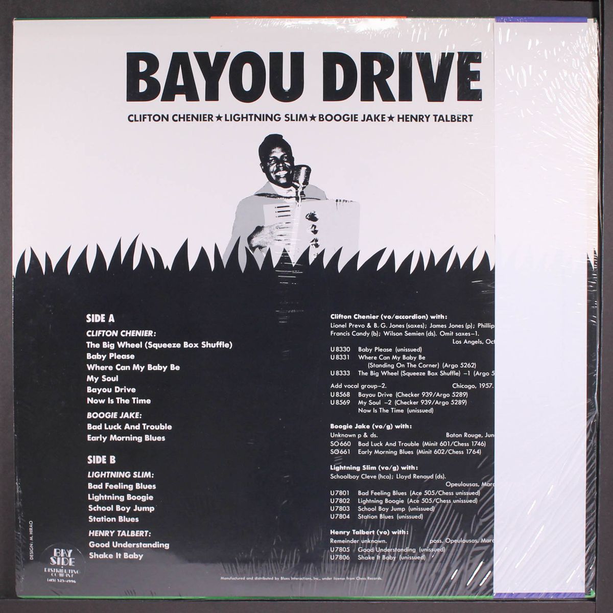 bayou drive by CLIFTON CHENIER, LIGHTNING SLIM, ETC