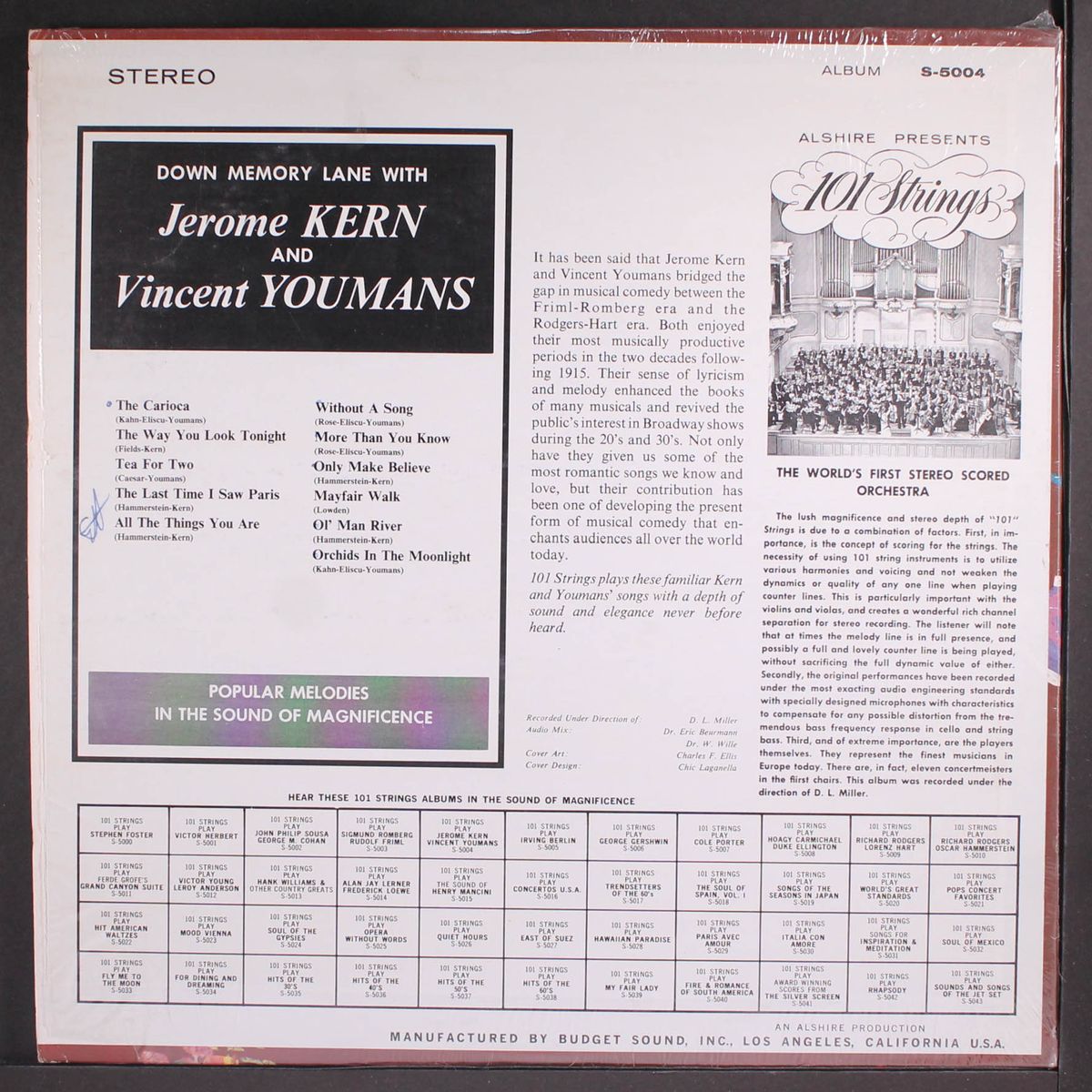 jerome kern and vincent youmans by 101 STRINGS