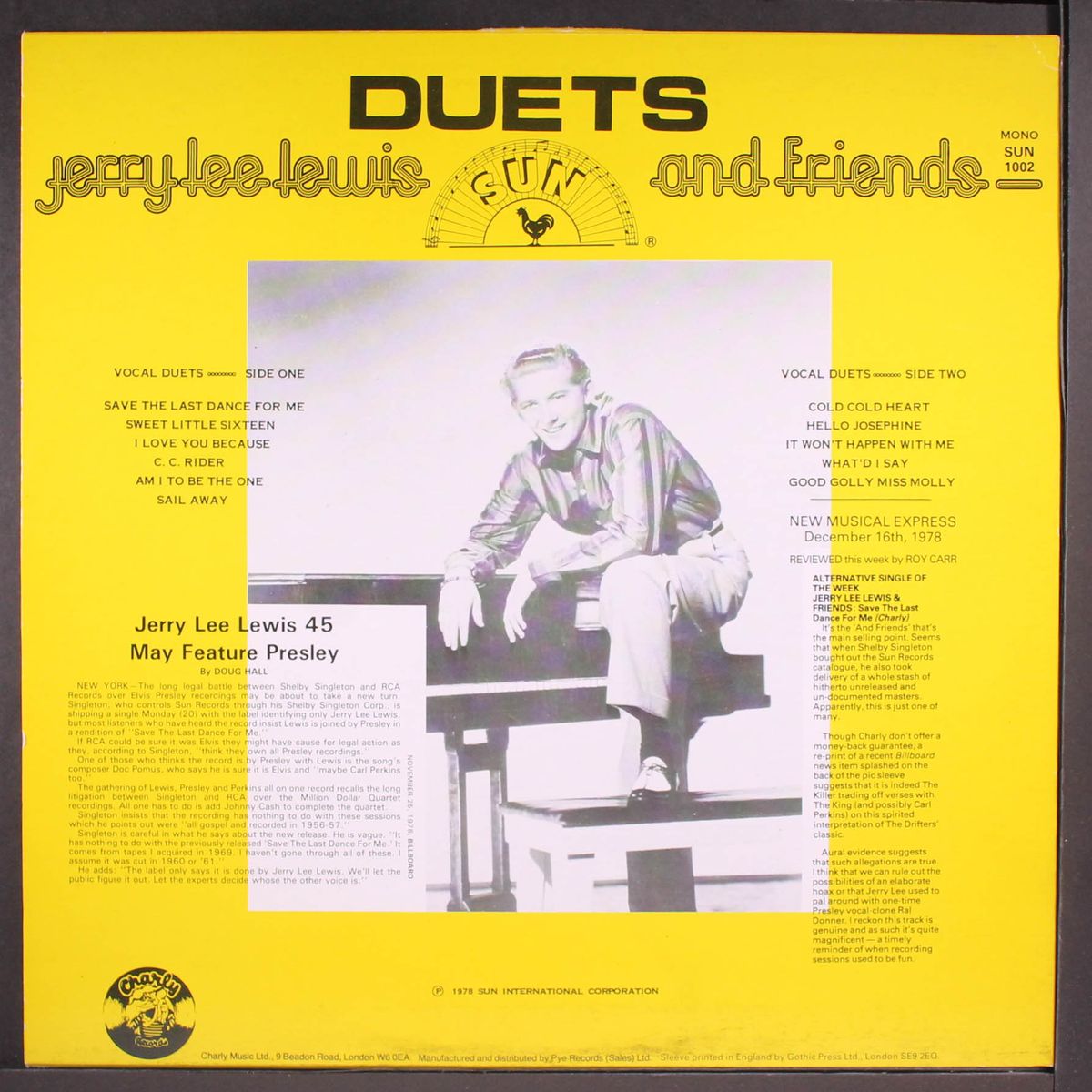 duets by JERRY LEE LEWIS