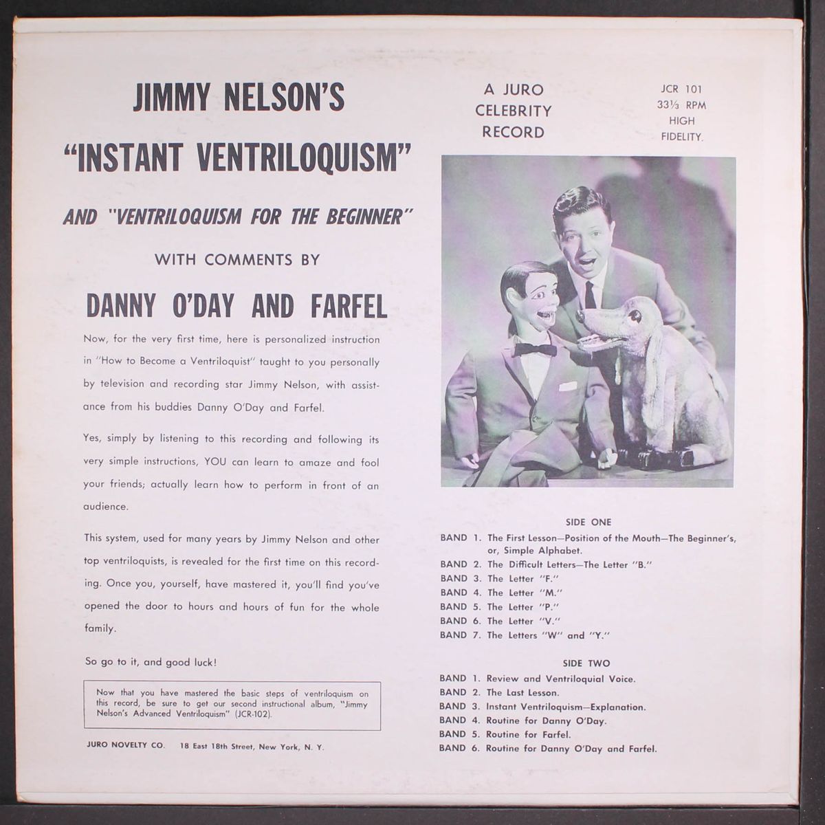 instant ventriloquism by JIMMY NELSON