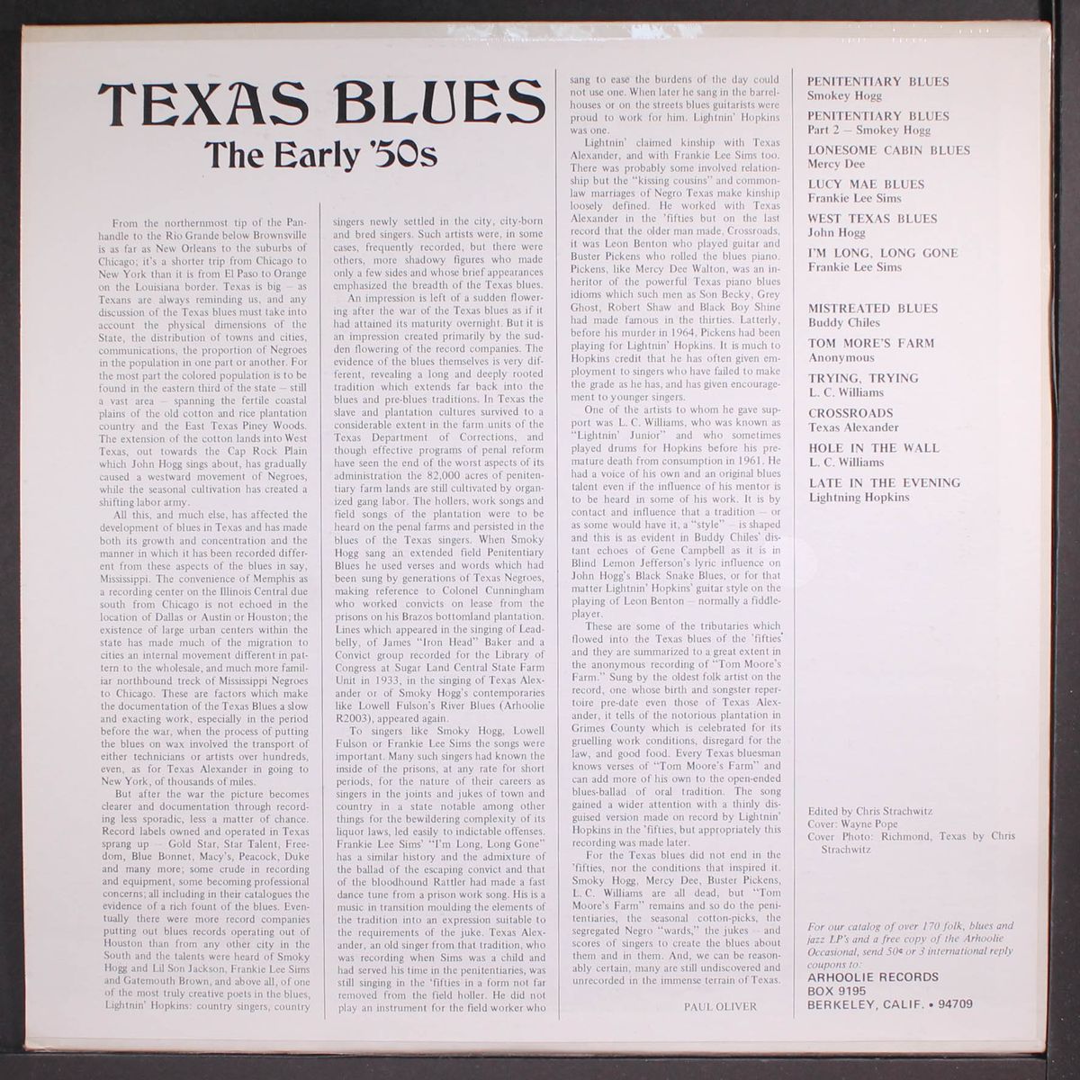 texas blues - the early '50's by VARIOUS