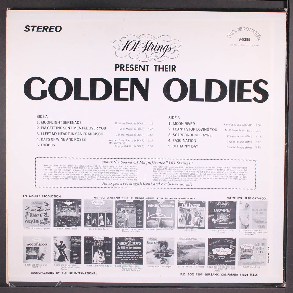 golden oldies by 101 STRINGS