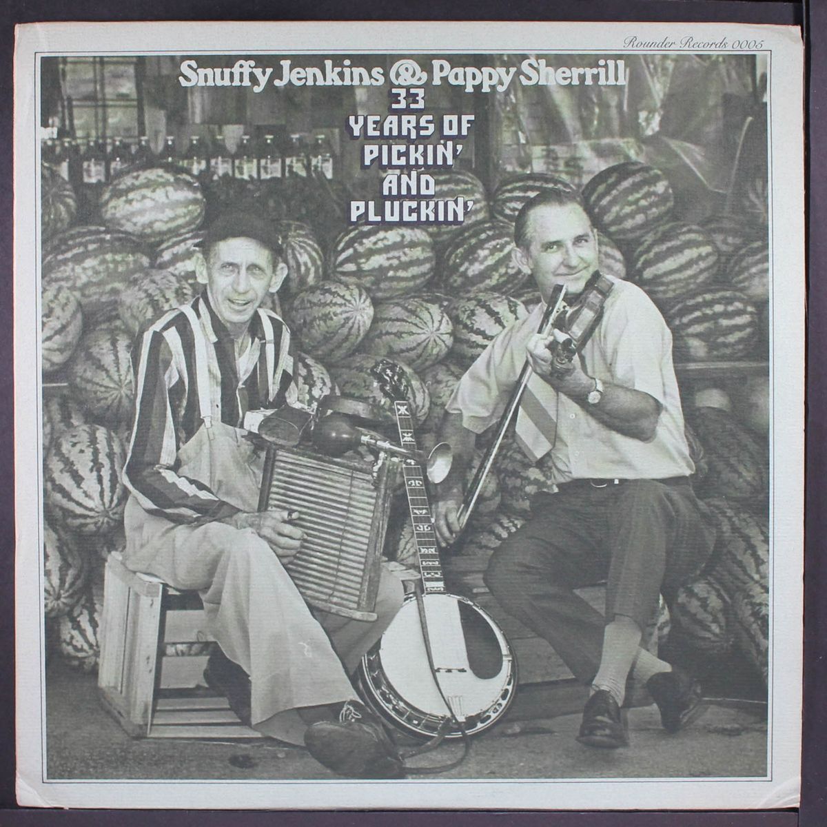 33 years of pickin' and pluckin' by SNUFFY JENKINS & PAPPY SHERRILL