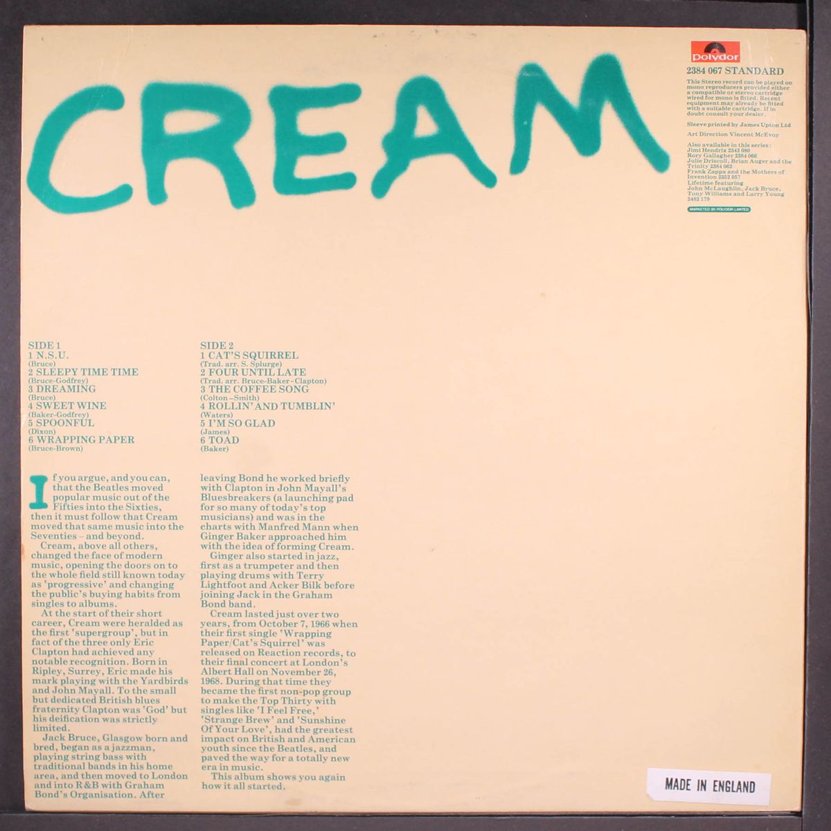 cream by CREAM