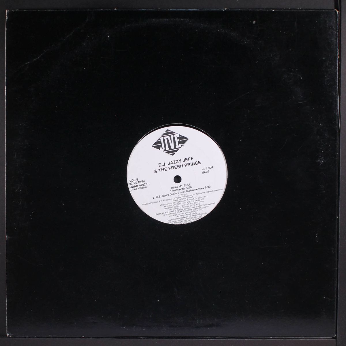 ring my bell / instro by DJ JAZZY JEFF & THE FRESH PRINCE