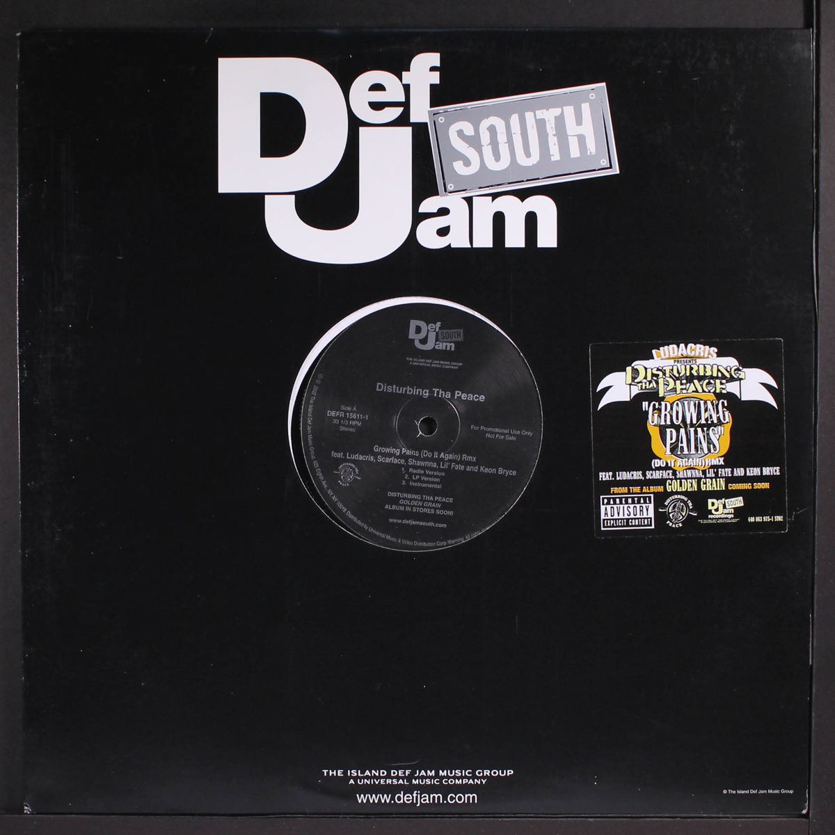 growing pains remix / break sumthin' by DISTURBING THA PEACE