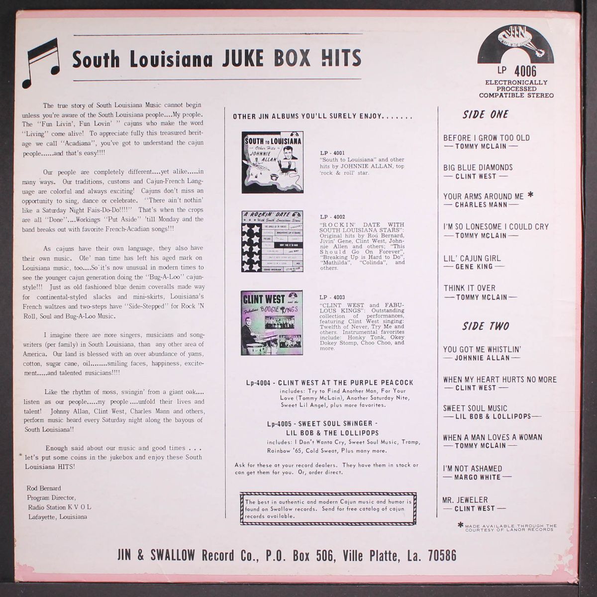 south louisiana juke box hits by VARIOUS