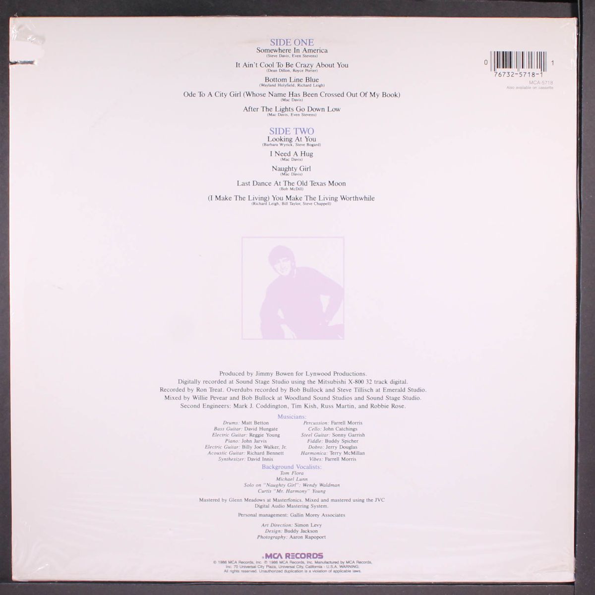somewhere in america by MAC DAVIS