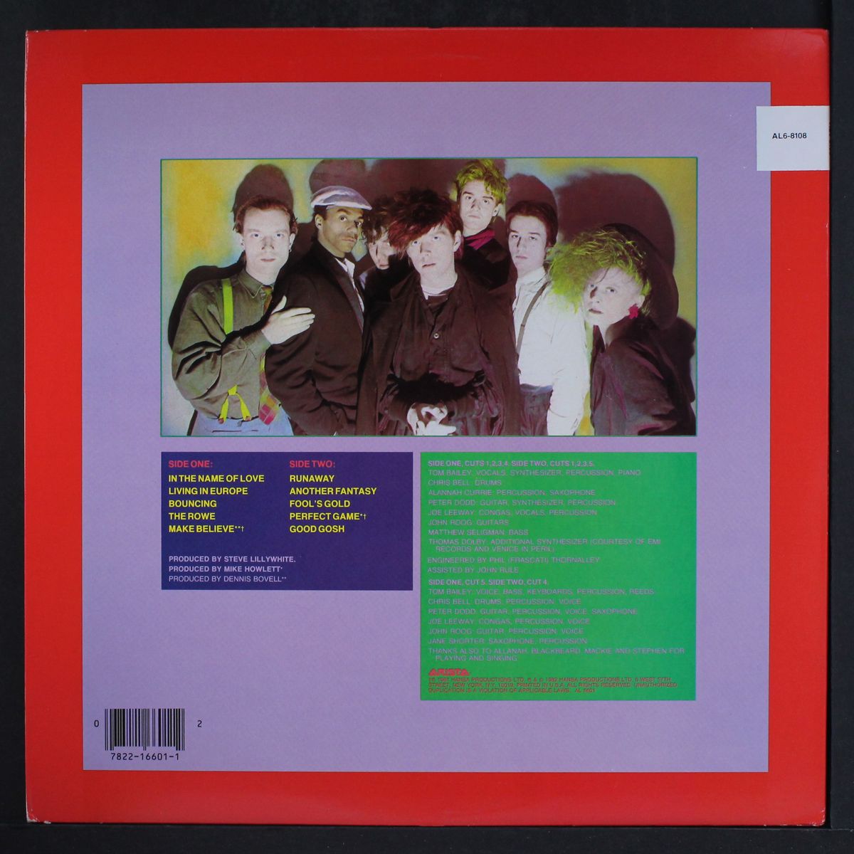 in the name of love by THOMPSON TWINS