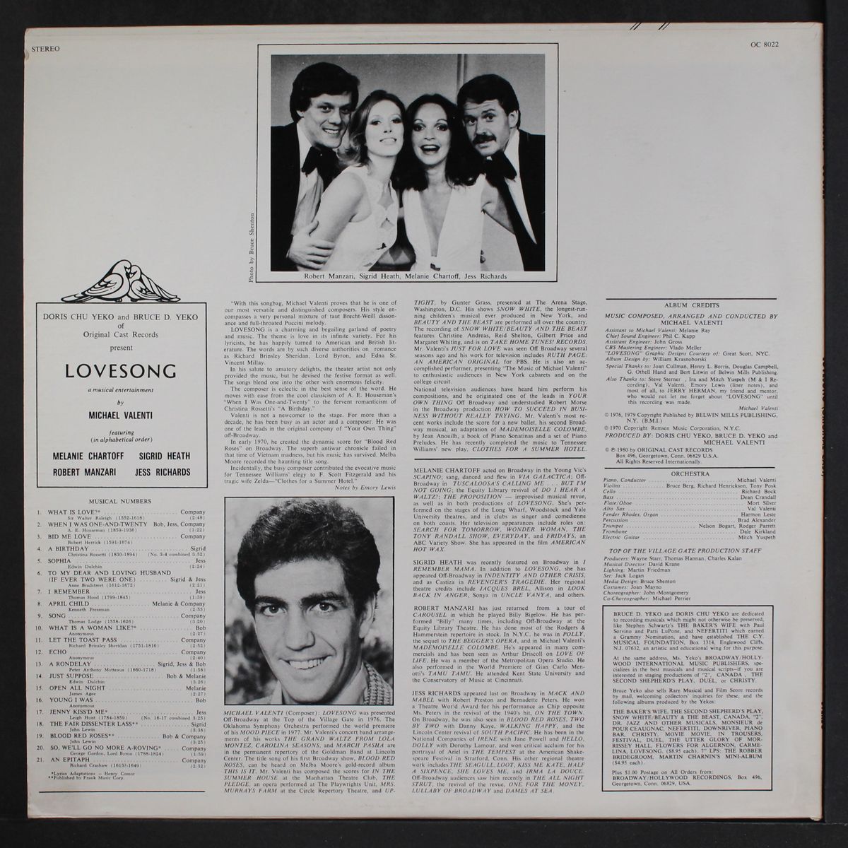 love song by ORIGINAL CAST