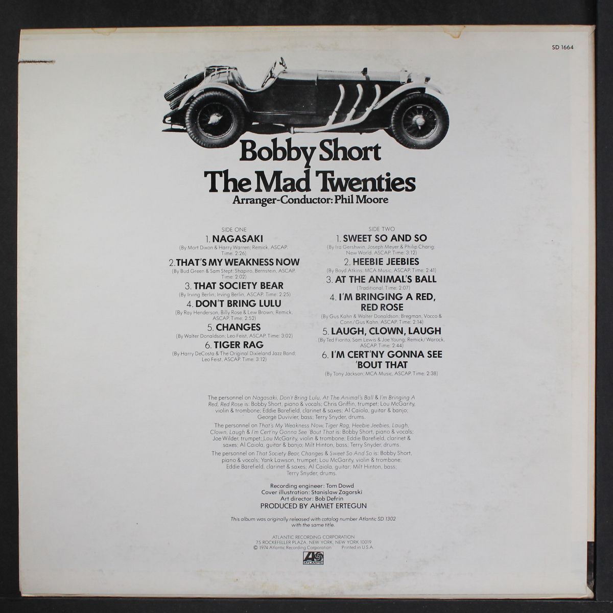 the mad twenties by BOBBY SHORT