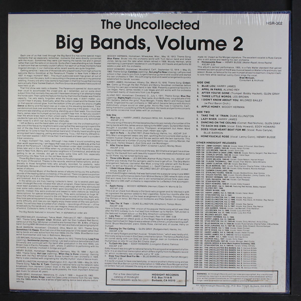 the uncollected big bands, vol. 2 by VARIOUS