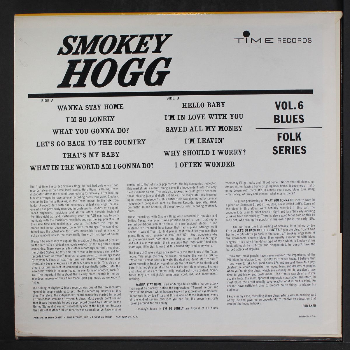 vol. 6, blues by SMOKEY HOGG