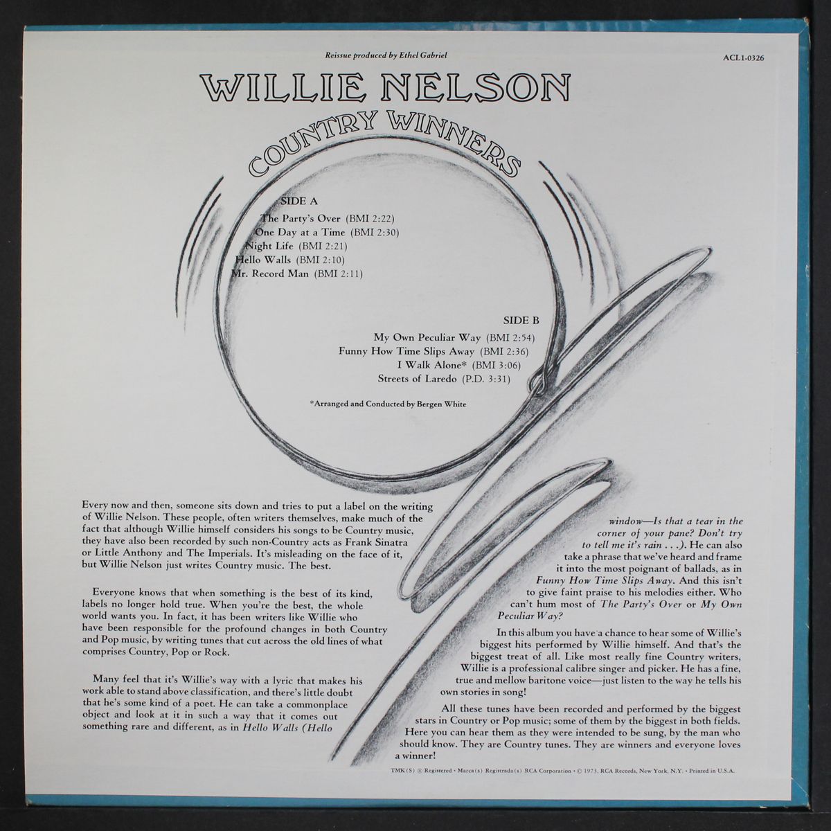 country winners by WILLIE NELSON