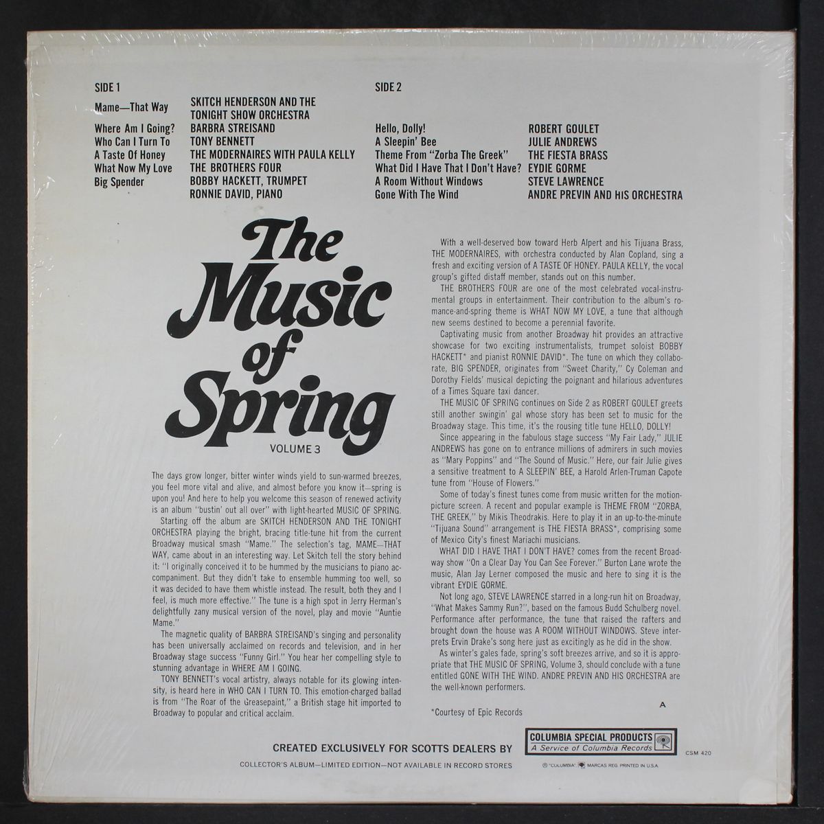 the music of spring, vol. 3 by VARIOUS