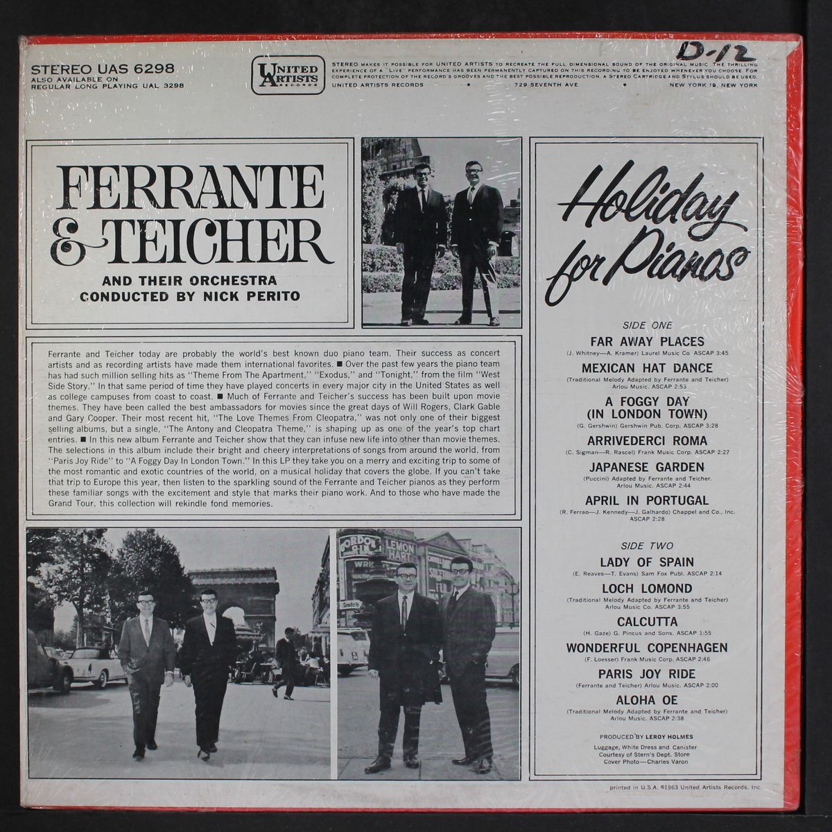 holiday for pianos by FERRANTE & TEICHER