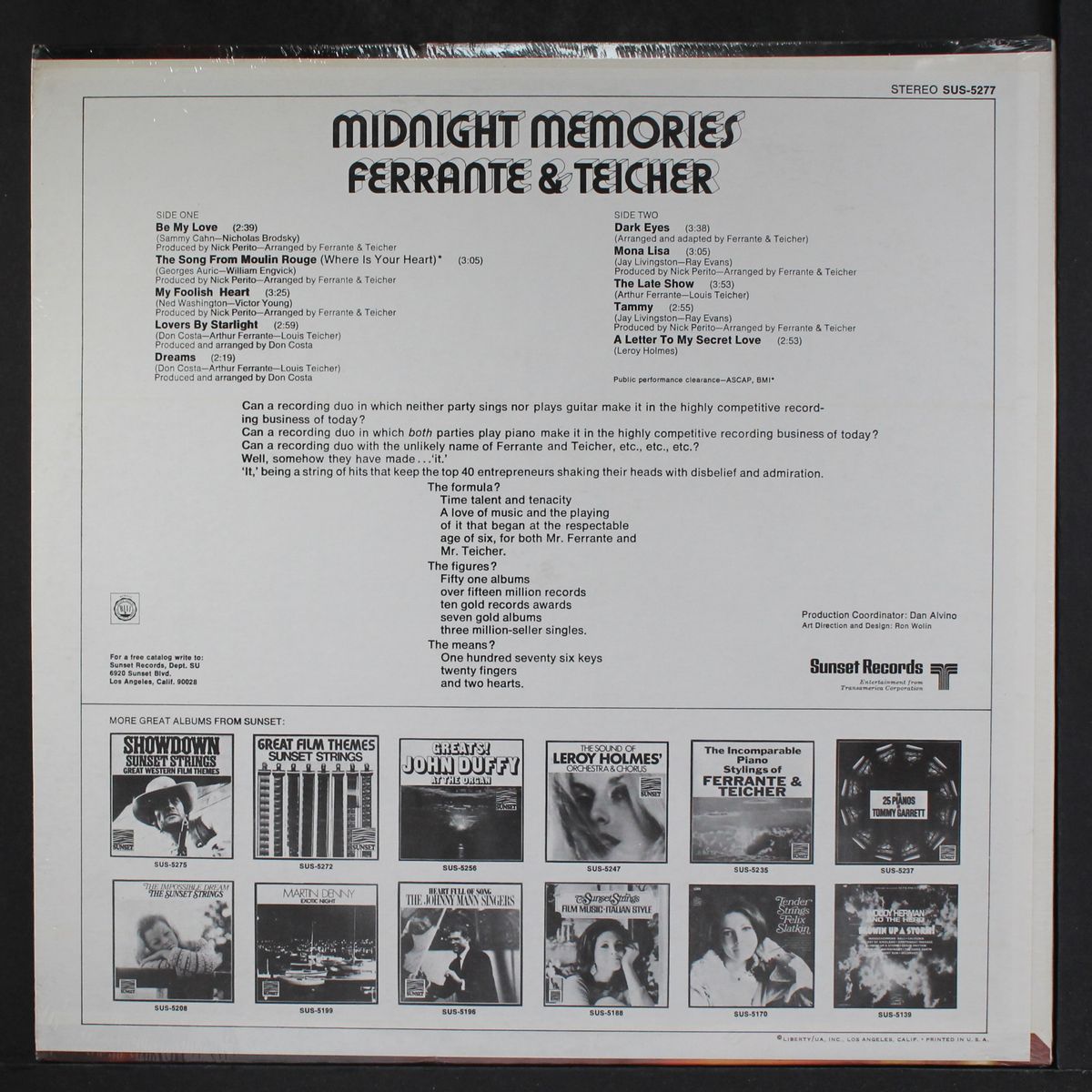 midnight memories by FERRANTE & TEICHER