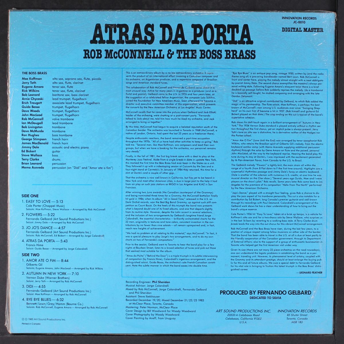 atras da porta by ROB MCCONNELL & BOSS BRASS